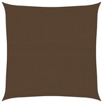 vidaXL Voile d'ombrage 160 g/m² Marron 4x4 m PEHD