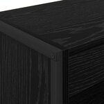 vidaXL Bibliothèque Chêne noir 80 x 30 x 155 cm Bois d'ingénierie