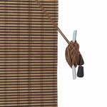 vidaXL Store de Fenêtre Géométrique Marron 60 x 160 cm Bambou