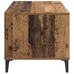 vidaXL Table basse Bois Ancien 90 x 49 x 45 cm Bois d'ingénierie
