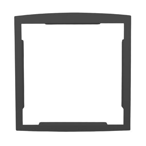 Cadre d'encastrement gris anthracite aspect sablé