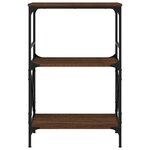 vidaXL Bibliothèque à 3 niveaux chêne marron 59x35x90 5 cm