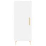 vidaXL Buffet blanc 34 5x34x90 cm bois d'ingénierie