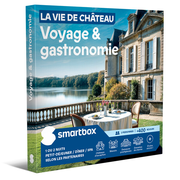 SMARTBOX - Coffret Cadeau La vie de château - Voyage & gastronomie -  Séjour