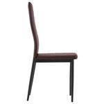 vidaXL Ensemble à dîner 7 Pièces Marron