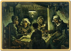 Monnaie POTATO EATERS Vincent Masterpieces Van Gogh 1/500 Oz Or 1$ Tokelau 2022
