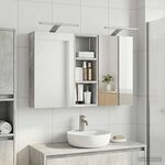 vidaXL Ensemble de Meubles de Salle de Bain 3 Pièces 80 x 10 5 x 50 cm