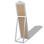 vidaXL Miroir sur pied Style baroque 160x40 cm Argenté