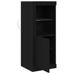 vidaXL Buffet Noir 41 x 37 x 100 cm Bois d'ingénierie