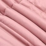 vidaXL Couette d'été 155 x 220 cm Été Microfibre (100  polyester) Rose