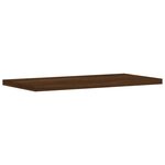 vidaXL Étagères murales 8 Pièces chêne marron 40x20x1 5cm bois ingénierie