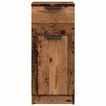 vidaXL Buffet vieux bois 30x30x70 cm bois d'ingénierie