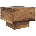 vidaXL Table basse Bois ancien 40 x 40 x 30 cm Bois d'ingénierie