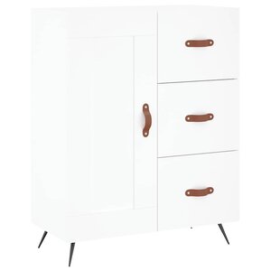 vidaXL Buffet blanc 69 5x34x90 cm bois d'ingénierie