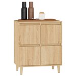 vidaXL Buffet Chêne sonoma 60x35x70 cm Bois d'ingénierie