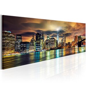 Tableau - new york sky l x h en cm 120x40