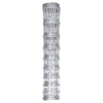 vidaXL Clôture de jardin Acier galvanisé 50x1 5 m Argenté