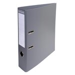 Classeur À Levier Pvc A4 Dos De 70mm. - Gris Foncé - X 10 - Exacompta