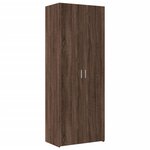 vidaXL Buffet haut chêne marron 70x42 5x185 cm bois d'ingénierie