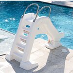 Toboggan de piscine blanc - Vero