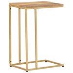 vidaXL Table d'appoint 35x45x65 cm bois de manguier massif