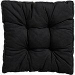 Madison Coussin de siège Panama 47x47 cm Noir