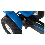 Kart à pédales électrique New Holland E-BFR bleu