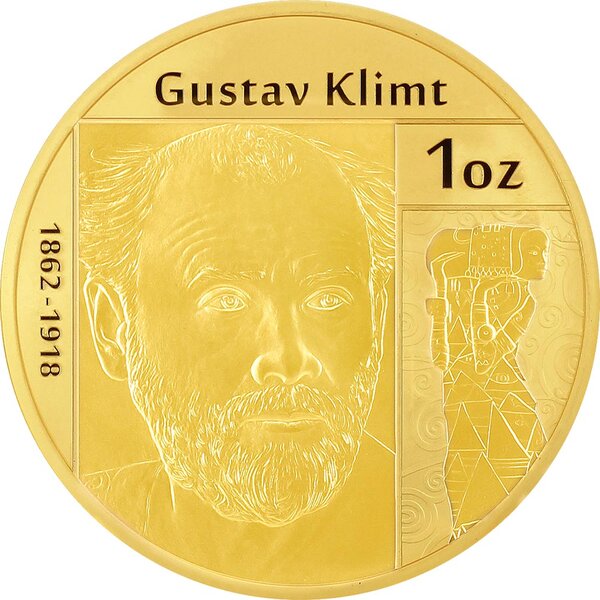 Pièce de monnaie en Or g 31.1 (1 oz) Millésime 2023 KLIMT