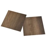 vidaXL Dalles de plancher autoadhésives 55 Pièces PVC 5 11 m² marron