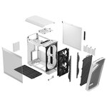 Boîtier PC - FRACTAL DESIGN - Torrent Compact White TG Clear Tint - Blanc