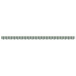 vidaXL Bande de auvent Vert et blanc 4.3 x 0.2 m Toile