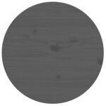 vidaXL Table basse Gris Ø 55x60 cm Bois massif de pin