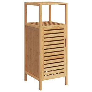 vidaXL Armoire de salle de bain avec étagère 36x33x87 cm bambou