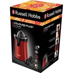 Russell Hobbs - Presse Agrumes Electrique, 2 Sens Rotation, 2 Cônes Interchangeables - Rouge