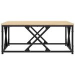vidaXL Table basse chêne sonoma 70x70x30 cm bois d'ingénierie