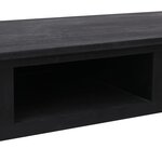 vidaXL Table console Noir 110x45x76 cm Bois