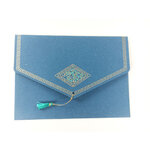 PAPERTREE TAJ Lot de 5 Enveloppes cadeau (A5) - Bleu roi