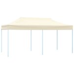 vidaXL Tente de réception pliable crème 3 x 6 m
