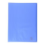 Protège-documents polypropylène semi-rigide 24 x 32 cm - 20 vues  - bleu