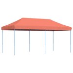 vidaXL Tente réception pliable escamotable terre cuite 580x292x315 cm