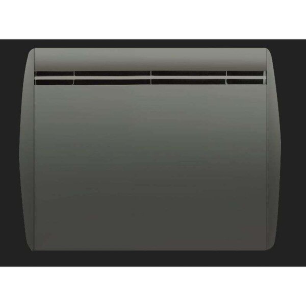 Radiateur électrique à inertie sèche 2000w duplex horizontal gris - ecran lcd - détecteur de présence - airelec