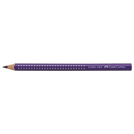Crayon de Couleur JUMBO GRIP Mine 3,8 mm Triangulaire Mauve FABER-CASTELL