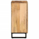 vidaXL Buffet 60x34x75 cm bois de manguier massif brut
