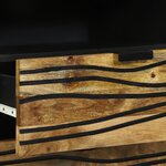 vidaXL Cabinet de chevet 50x33x60 cm Bois massif de manguier
