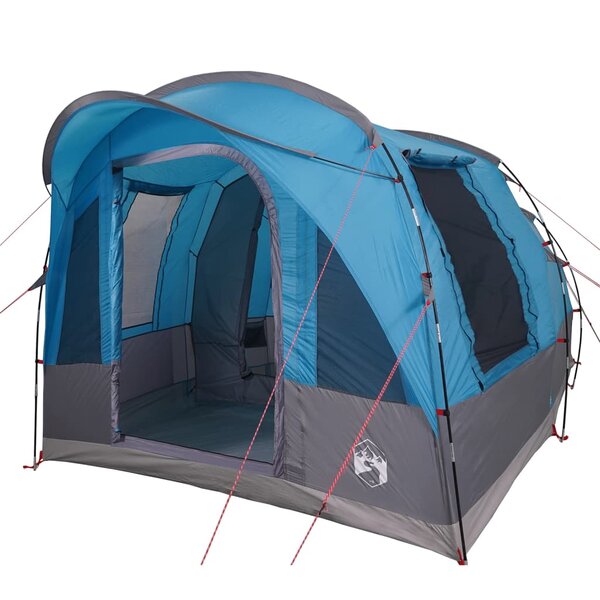 VIDAXL Tente de camping tipi 4 personnes bleu impermeable pas cher VIDAXL Tente de camping tipi 4 personnes bleu impermeable pas cher