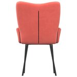 vidaXL Chaises à manger lot de 2 Rose Velours