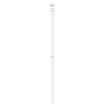 vidaXL Tête de lit métal blanc 100 cm