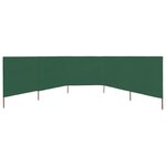vidaXL Paravent 5 panneaux Tissu 600 x 160 cm Vert