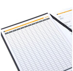 Brochure RsR RHODIACTIVE 90g A4+ 160p. 5x5C mcrprf. ruban marque-page BLACK RHODIA