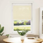 vidaXL Store plissé crème 75x100 cm largeur du tissu 74 4 cm polyester